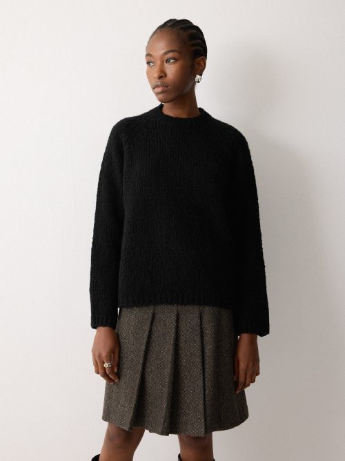 Soft Boucle Jumper | Black