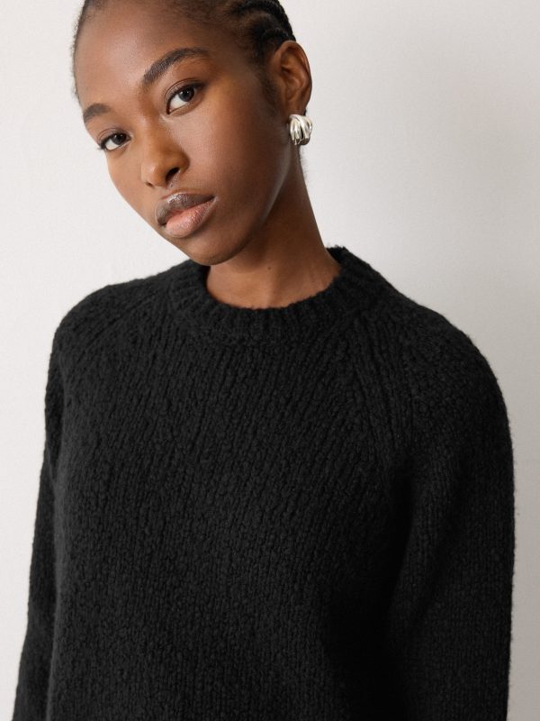 Soft Boucle Jumper | Black