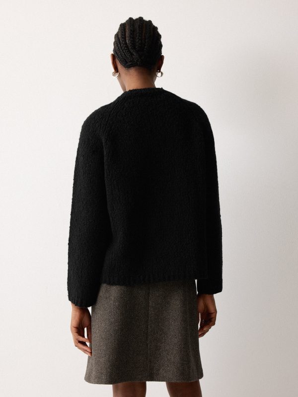 Soft Boucle Jumper | Black