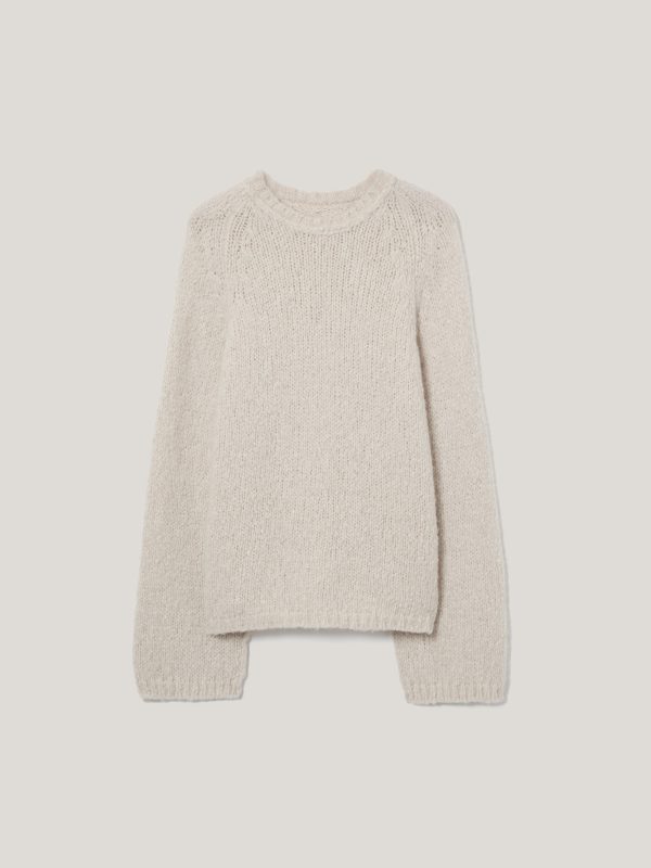 Soft Boucle Jumper | Cream