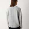 Wool Cashmere Blend V Neck Jumper | Grey