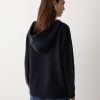 Wool Blend Hooded Jumper | Navy