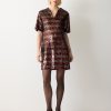 Stripe Sequin Mini Dress | Multi